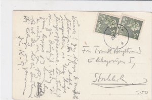 sweden 1940s stamps card ref 19553