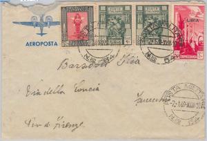 53712 - ITALY COLONIES: LIBIA - MILITARY MAIL CANCELLATION ENVELOPE # 54-