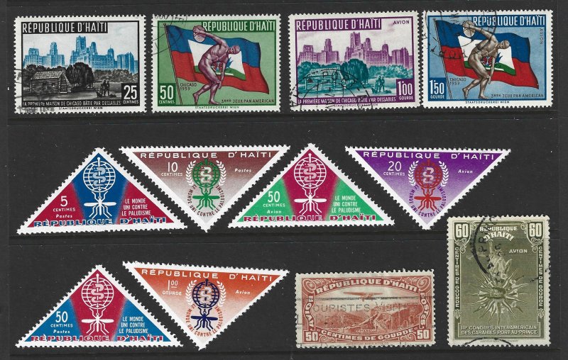 HAITI Mint & Used Lot of 29 Different stamps 2018 CV $15.65