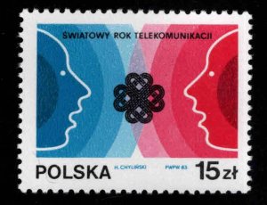 Poland Scott 2592 MNH** communication stamp