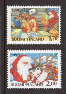 Finland    #827-828  MNH  1990  Christmas