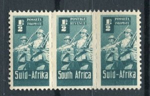 SOUTH AFRICA; 1940s early WWII War Effort small type issue MINT MNH Block