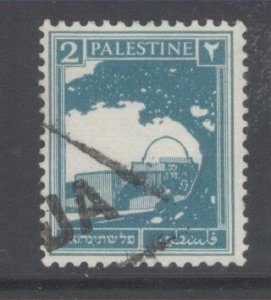 Palestine, Scott 63 used (Jaffa printed matter cancel, Proud PM3)