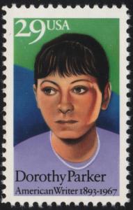 SC#2698 29¢ Dorothy Parker (1992) MNH