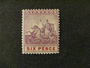 Barbados #76 mint hinged  a22.7 5016