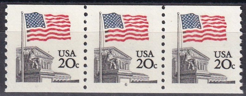 US #1895a  MNH Plate Strip Of 3  CV $7.50 (Z6123)