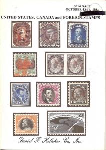 United States, Canada and Foreign Stamps, Kelleher 551