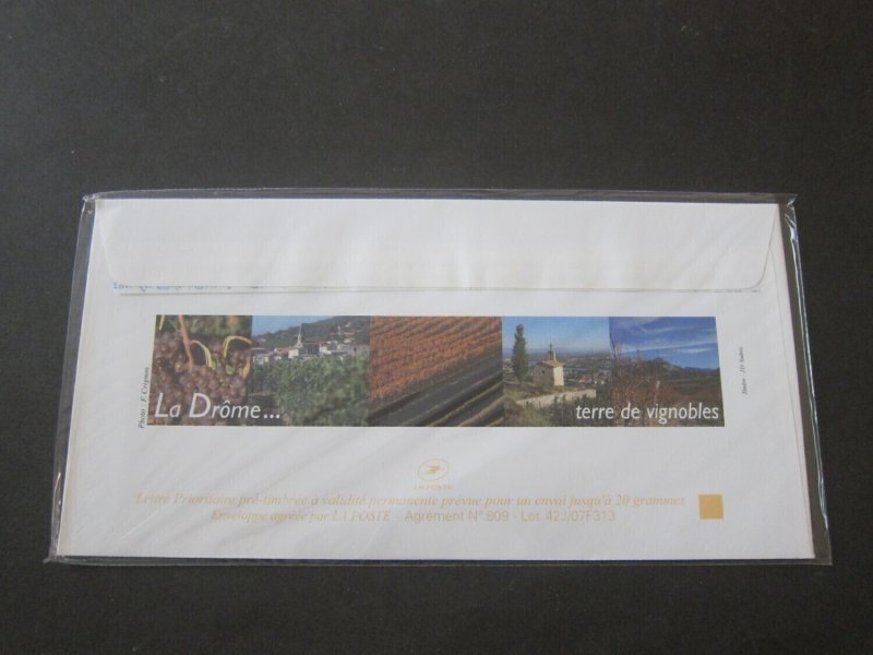 France Laposte 5 pre-paid neat cachet envelop pack 