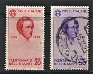 STAMP STATION PERTH-Italy #349, 352 Vincenzo Bellini MLH / Used