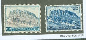 San Marino #304/C62 Unused Single (Complete Set)