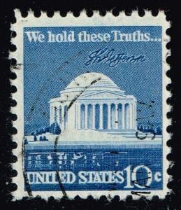 US #1510 Jefferson Memorial & Signature; Used (0.25)