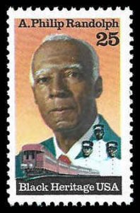 PCBstamps   US #2402 25c A.P. Randolph, Black Heritage, MNH, (42)