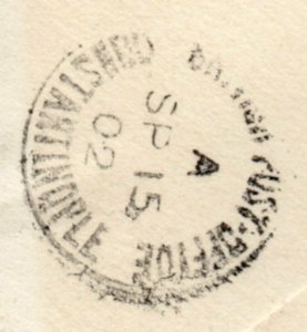 1902 Sg 215/219 Sur Housse - Eastbourne To Le Britannique Embassy Constantinople