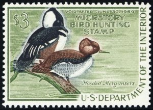 RW35, Mint XF NH $3 Duck Stamp * Stuart Katz