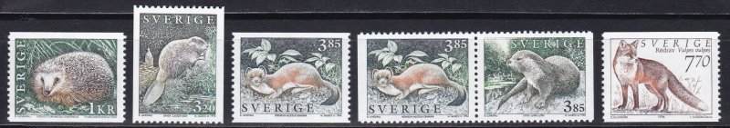 Sweden, Fauna, Animals MNH / 1996