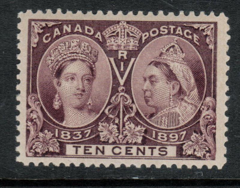 Canada #57 Extra Fine Never Hinged Trifle Offset From Stamp **With Certificate**