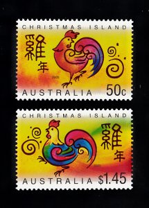 Christmas Islands Scott #449-450 MNH