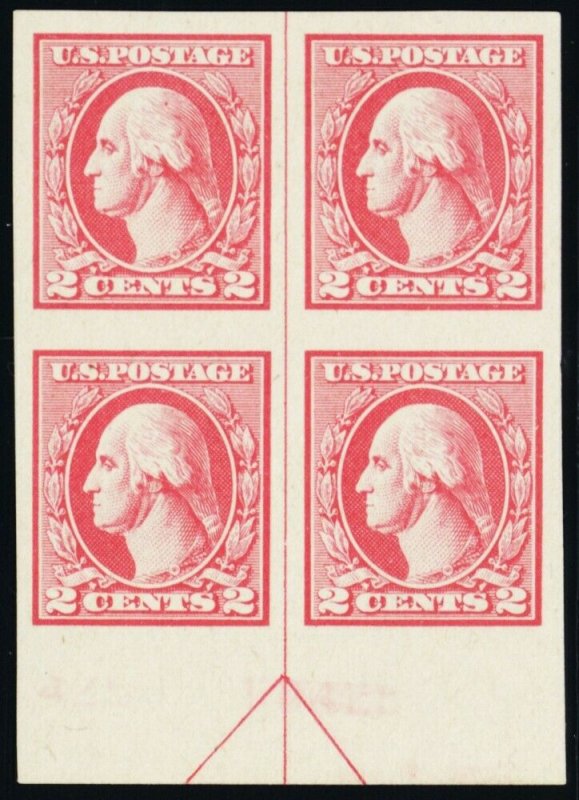 534, Mint Superb NH Bottom Arrow Block of Four OUTSTANDING! - Stuart Katz 