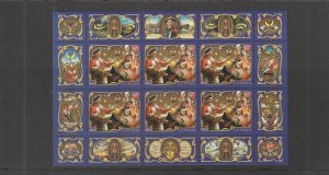 Latvia  Scott#  615  MNH  Full Sheet  (2005 Painting)