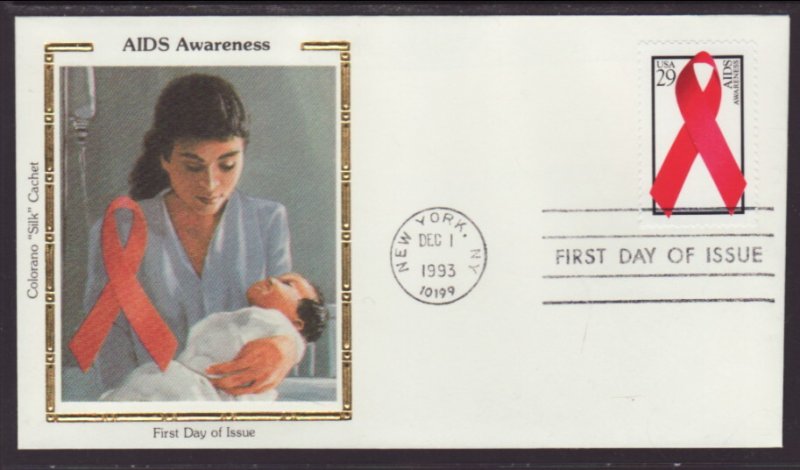 US 2806 AIDS Colorano U/A FDC