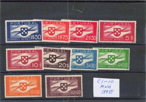 PORTUGAL  C1-10   MNH