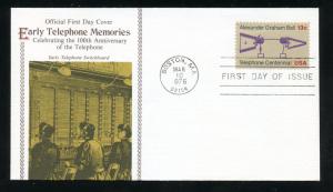 US 1683 UA Alexander Bell Centenary Issue Fleetwood Cachet