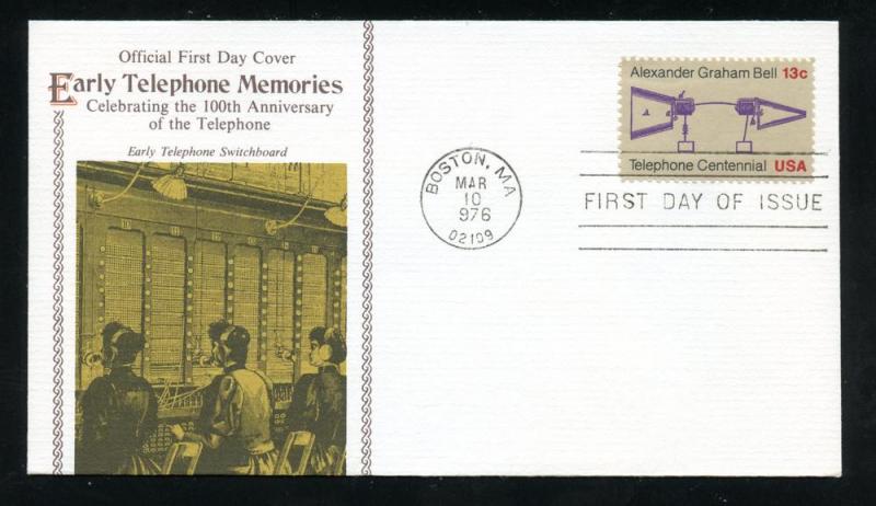 US 1683 UA Alexander Bell Centenary Issue Fleetwood Cachet
