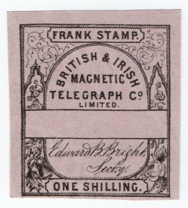 (I.B) British & Irish Magnetic Telegraph Company 1/- (no control)