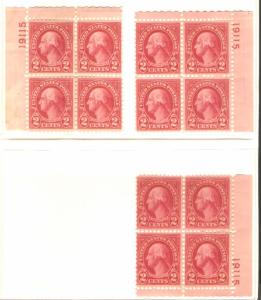 #634 Washington Plate Block Mint NH #19115 UL   ONLY