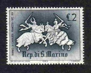 1963 San Marino 765 Horses in the army