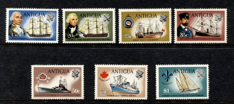 Antigua Stamp #250-256 MINT OG NH VF