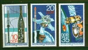 East Germany - DDR 1978 - International Space Program - MNH Set