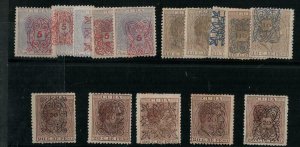 SpanishCuba SC 106-120 Mint 1883 Set