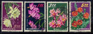 ROC-TAIWAN SC#1386-1389 Plants in Original Colour (1964) Used