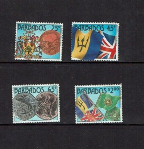 Barbados: 1987 21st Anniversary of Independence,  MNH Set.