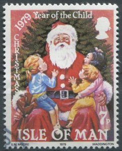 Isle of Man Sc#157 Used, 7p multi, Christmas 1979: International Year of the ...