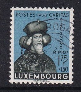 Luxembourg   #B97  cancelled 1938  Caritas Sigismond 1.75fr