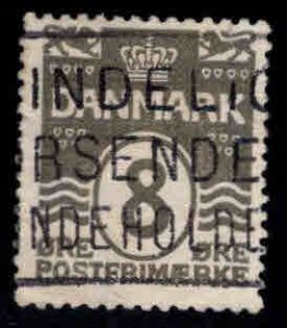 DENMARK  Scott 93 used 1921 stamp