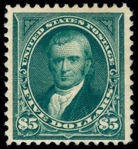 MOMEN: US STAMPS #263 MINT OG H WIDE MARGINS