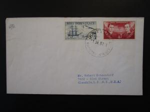 Ross Dependency 1957 Cover to USA - Z6131