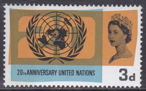 1965 sg681 3d United Nations Phos CB at extreme right UNMOUNTED MINT [SN]