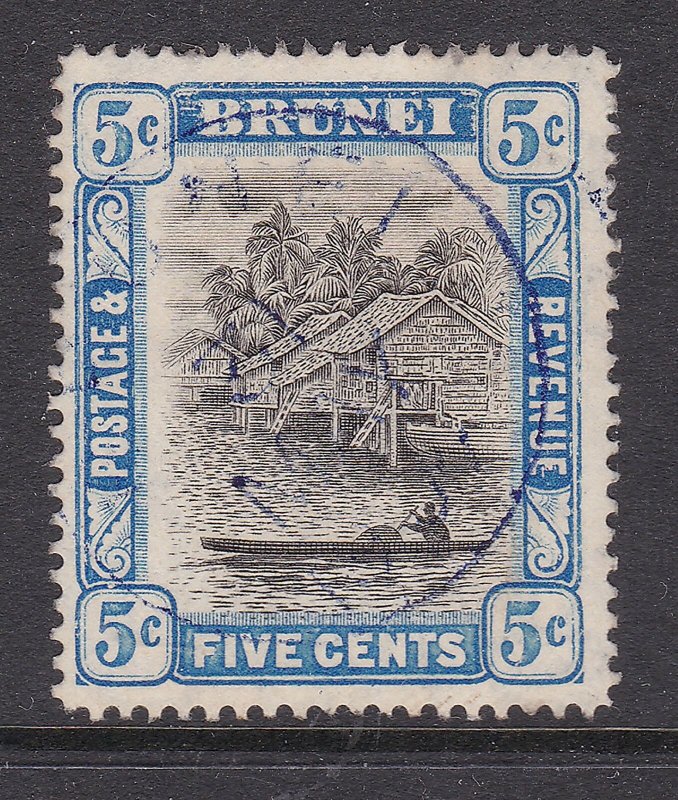 BRUNEI ^^^^^^^1907   RARER  sc# 21 used KEY    $110.00 @cam3311bru