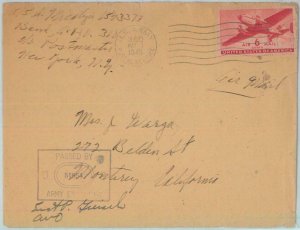 81737 - USA - Postal History -  COVER sent on the 7th May 1945 from USA ARMY!