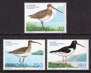 Faroe Islands 28-30 Birds MNH VF