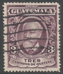 GUATEMALA 236 VFU 769D-1