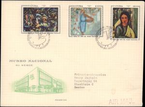 Cuba, Worldwide First Day Cover, Art