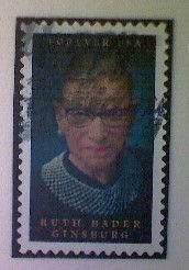 Stamp, United States, Scott #5821, used(o), 2023,  Justice Ginsberg (66¢)