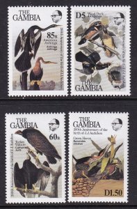 Gambia 551-554 Birds MNH VF