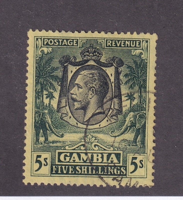 Gambia Scott # 119 VF-XF used with nice color cv $ 83 ! see pic !