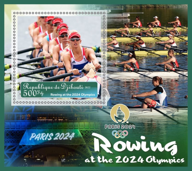 Stamps. Olympic Games. Rowing  8 sheets perforated